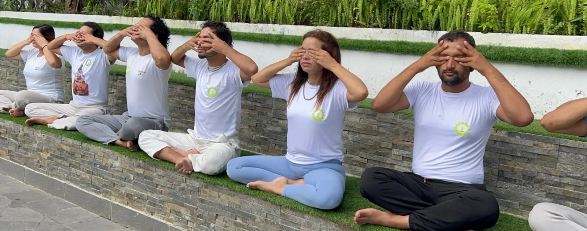 Outdoor pranayama practice