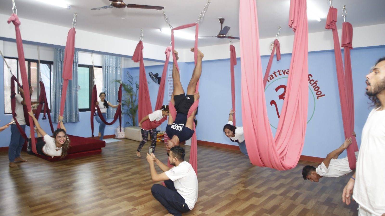 Aerial Yoga Teacher Training for Beginners.